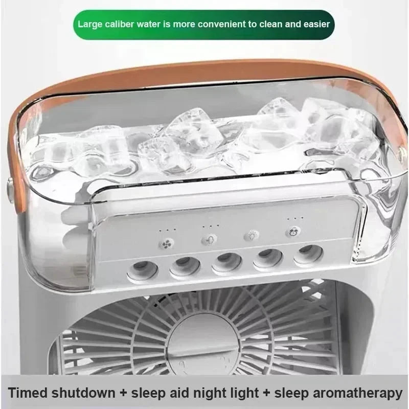 3 in 1 Air Conditioner + Humidifier + LED Light