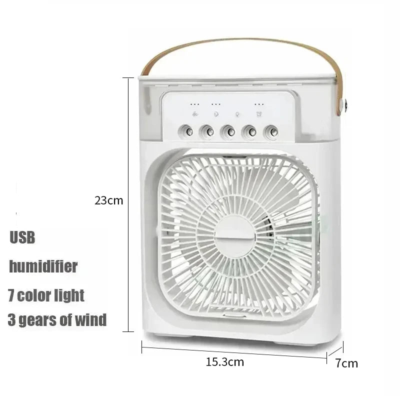 3 in 1 Air Conditioner + Humidifier + LED Light