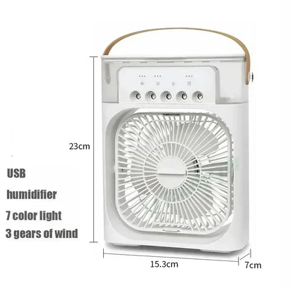 3 in 1 Air Conditioner + Humidifier + LED Light