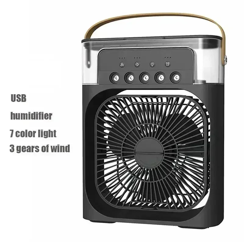 3 in 1 Air Conditioner + Humidifier + LED Light
