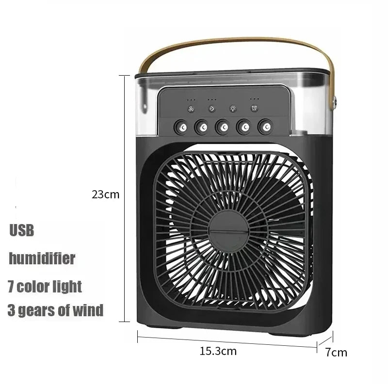 3 in 1 Air Conditioner + Humidifier + LED Light